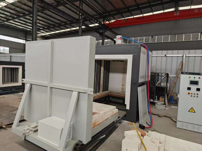 带水冷风机台车炉